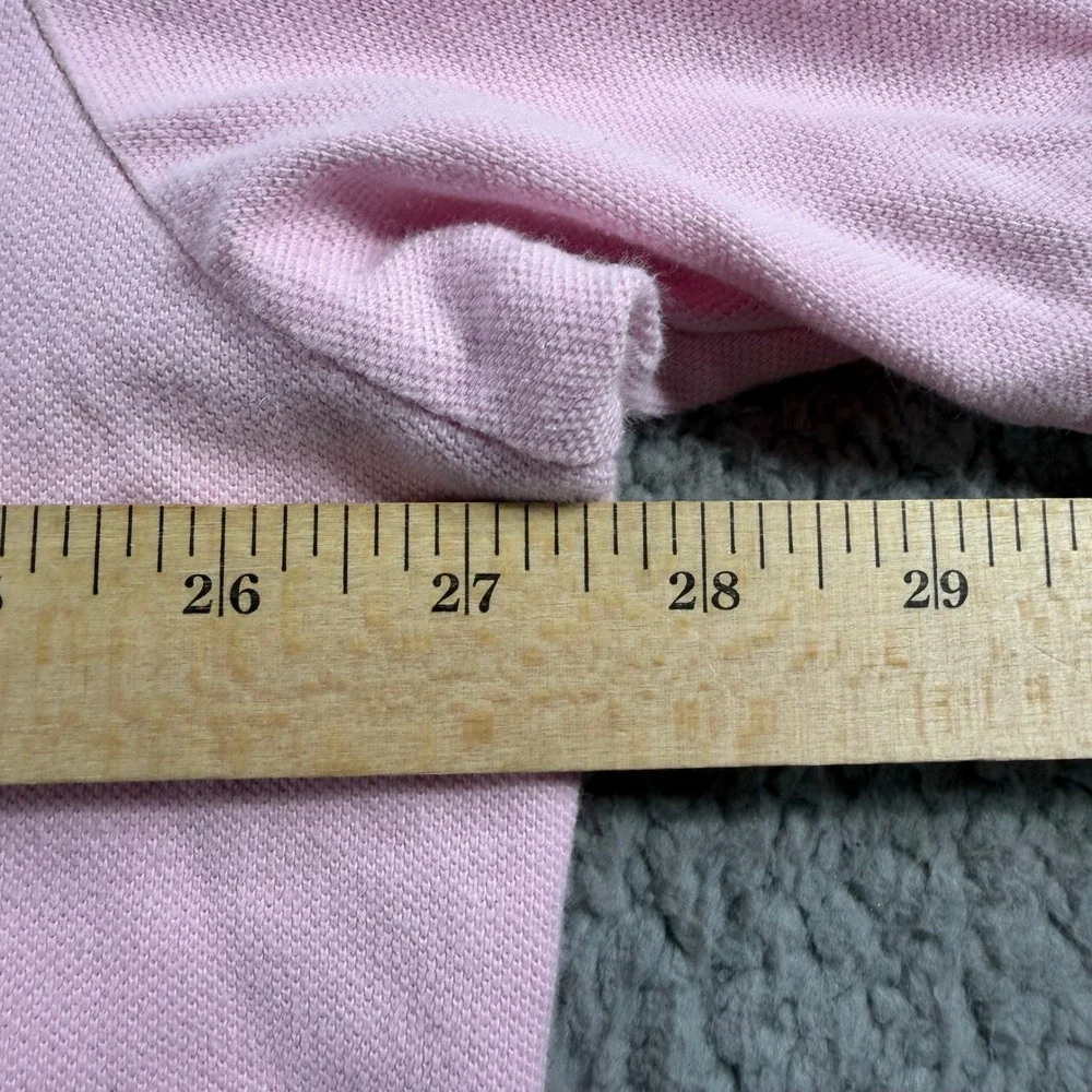 Polo Ralph Lauren Mens XXL Classic Fit Pink Short Sleeve Mesh Polo Shirt